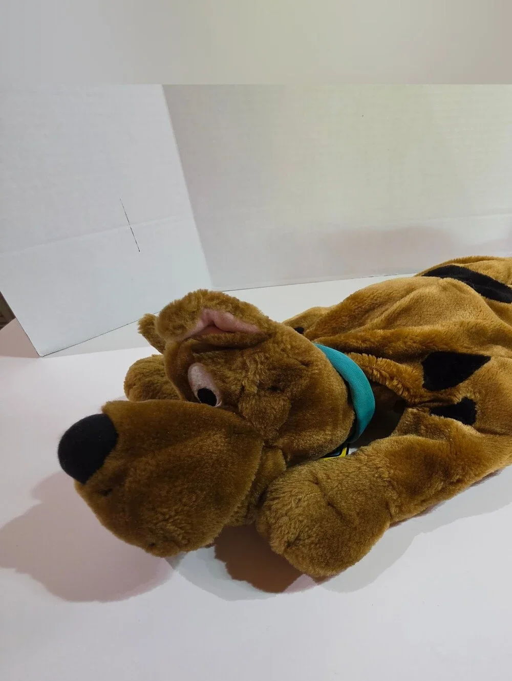 Vintage 2000s Scooby-Doo Jumbo Laying Plush with Sound Tested